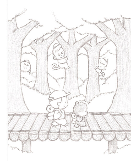 Hello Forest Friends Coloring Book
