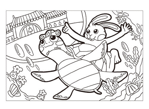 Korean Folktales Coloring Book 한국 전래동화 컬러링북