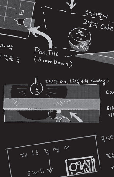 Parasite Movie Script Book & Storyboard SET 기생충 각본집 & 스토리보드북 세트